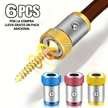 ¡Llévate el Doble! Pack de 3 Anillos Magnéticos Para Destornillador + 3 Gratis